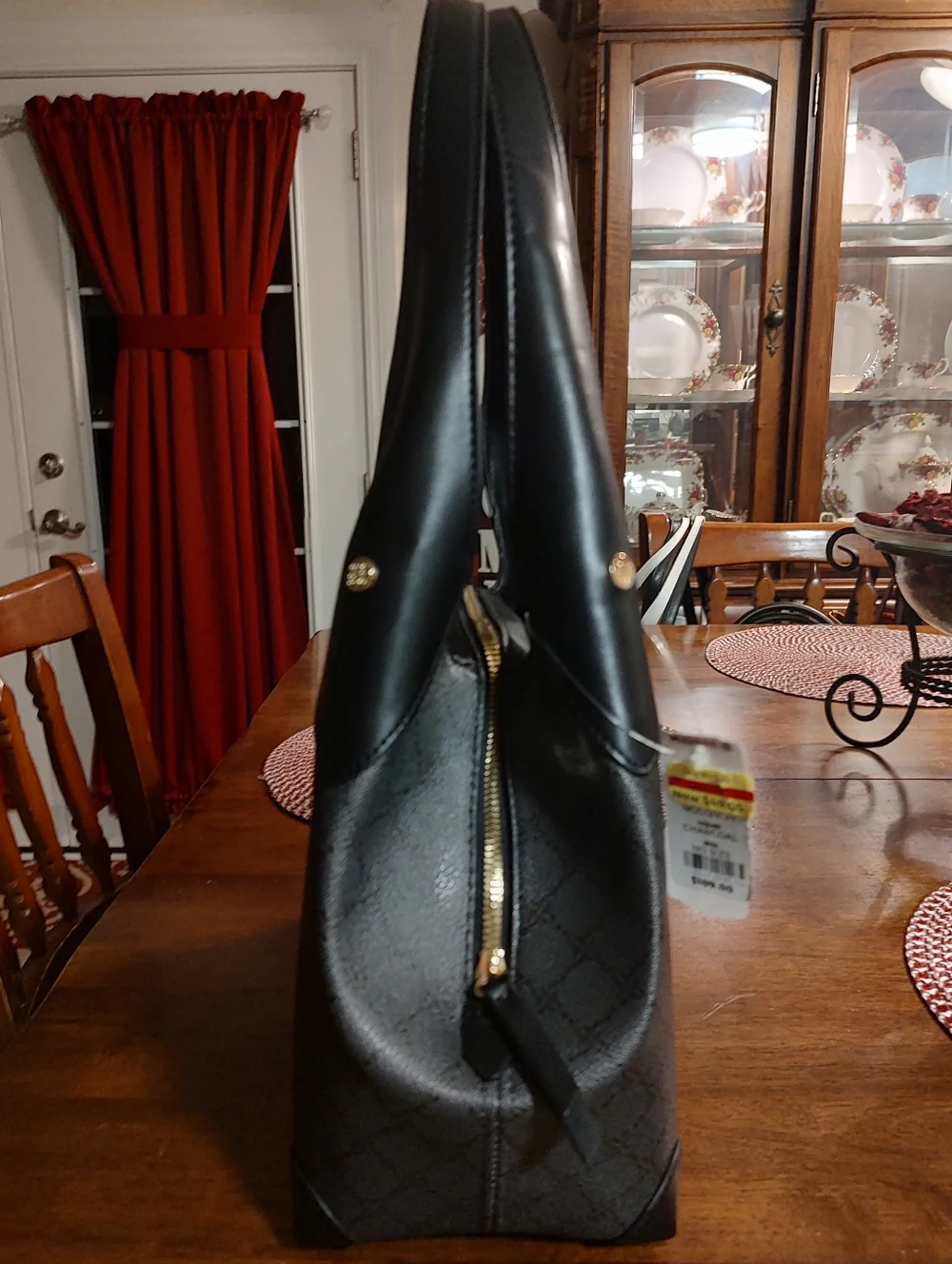 Nine West Gray and Black Shoulder Hobo Bag
